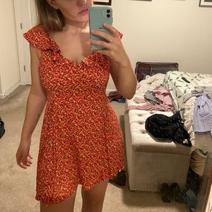 Kimchi Blue Ruffled Floral Babydoll Dress